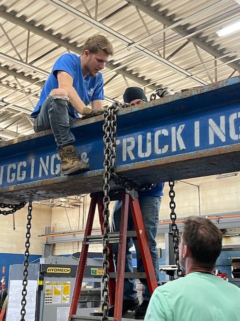 Mason beam installation